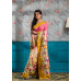 All Over Digital Printed Gicha Silk Saree With Cutwork Design Pallu (KR1867)