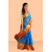 Handloom Pure Organza Silk With All Over Checks And Contrast Color Zari Weaving Border Design Saree (KR627)