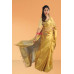 Premium Quality Pure Tissue Silk With Golden Zari Weaving Border Design Saree (KR628) 