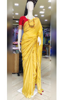 Handloom Soft Silk Saree With Highlighted Hand Work Design Border And Pallu - Also Has Handwork Butta On All Over Butta (KR2287)