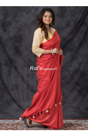 All Over Self Weaving Worked Soft Silk Saree (KR1288)