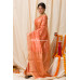 Golden Butta Work Design Silk Linen Saree (KR1119)