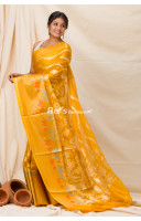 All Over Self Weaving Butta Design Organza Silk Saree (KR1105)