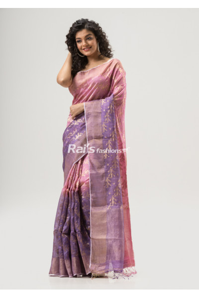 All Over Jamdani Work Design Pure Matka Silk Saree (KR1605)