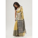 All Over Embroidery And Mirror Work Design Tissue Linen Saree (KR1691)