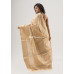 All Over Golden Butta Weaving Beige Soft Silk Saree With Temple Pattern Border (KR1622)