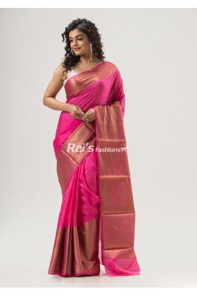 Banarasi Worked Border Design Soft Silk Saree (KR1627)