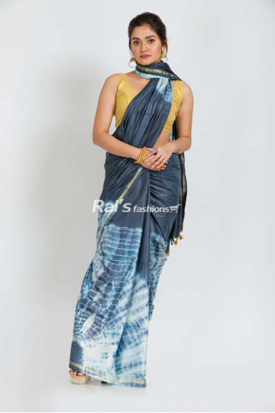 Semi Kathan Silk With Shibori Printed Smart Look Saree (RAI290)