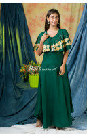 Rayon Cotton Fancy Long Gown (RAI417)