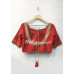 Red Color Chanderi Silk Ari Worked Designer Blouse (RD9)