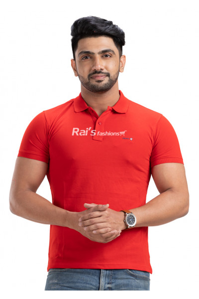 Solid Collar Neck Polo T-shirt (NS57)