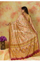 Premium Quality Pure Chanderi Silk Printed Saree (KR227)