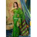 Handloom Cotton Silk Saree With Fine Weaving Butta Work And Contrast Color Stripes Pallu (KR286)