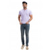 Men Lavender Solid Polo Collar T-shirt (NS67) Men Lavender Solid Polo Collar T-shirt (NS67)