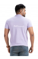 Men Lavender Solid Polo Collar T-shirt (NS67) Men Lavender Solid Polo Collar T-shirt (NS67)