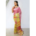 Handloom Tissue Linen Saree With Fine Weaving Butta Work Multicolor Saree (RAI525)