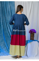 Premium Quality Cotton Long Gown (RAI469)