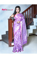 Premium Quality Matka Silk Saree With Silver Zari Weaving Exclusive Work All Over (RAI232)