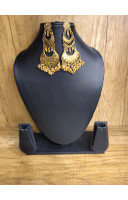 Golden Oxidize Ghungroo Combine Earrings (KR506)