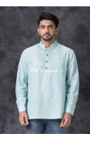 Sky Short Kurta For Men (KR1269) Sky Short Kurta For Men (KR1269)