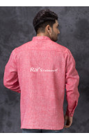 Red Short Kurta For Men (KR1270)