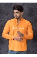 Orange Short Kurta For Men (KR1272) Orange Short Kurta For Men (KR1272)