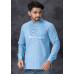 Sky Blue Short Kurta For Men (KR1273) Sky Blue Short Kurta For Men (KR1273)
