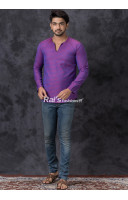 All Over Self Weaving Work Design Short Kurta (KR1296) All Over Self Weaving Work Design Short Kurta (KR1296)