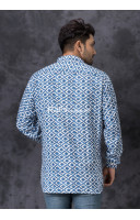 All Over Printed Cotton Silk Short Kurta (KR1297) All Over Printed Cotton Silk Short Kurta (KR1297)
