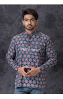 All Over Printed Silk Short Kurta (KR1300)