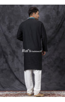 All Over Embroidery Work Design Cotton Men Punjabi (KR1347) All Over Embroidery Work Design Cotton Men Punjabi (KR1347)
