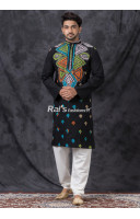 All Over Embroidery Work Design Cotton Men Punjabi (KR1347) All Over Embroidery Work Design Cotton Men Punjabi (KR1347)