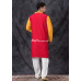 Embroidery Work Design Red Cotton Punjabi (KR1367) Embroidery Work Design Red Cotton Punjabi (KR1367)