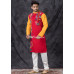 Embroidery Work Design Red Cotton Punjabi (KR1367) Embroidery Work Design Red Cotton Punjabi (KR1367)
