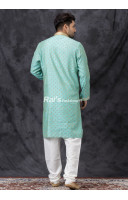 All Over Golden Butta Weaving Silk Men Punjabi (KR1369) All Over Golden Butta Weaving Silk Men Punjabi (KR1369)