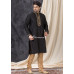 Black Silk Men Punjabi Set (KR1370) Black Silk Men Punjabi Set (KR1370)