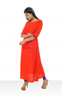 Round Neck Long Gown With Leggins (KR572)