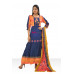 Embroidery Work Design Cotton Long Gown (KR580)