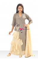 Fancy Kurti Skirt Set Fancy Dress (KR593)