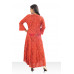 Round Neck Red Long Gown (KR597)