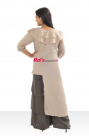 Round Neck Fancy Kurti Skirt Set (KR607) 