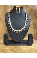 Artificial Pearls And Golden Oxidize Charms Combine Handcrafted Smart Look Fancy Jewellery (MA21J1)
