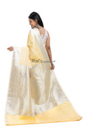 Premium Quality Satin Katan Banarasi Saree With All Over Traditional Banarasi Butta Weaving Work (RNW14)