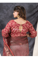 Key Hole Neck Brocade Designer Blouse (KRBL728) Key Hole Neck Brocade Designer Blouse (KRBL728)