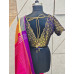 Silk Brocade Work Designer Neck Design Blouse (KRBL658)