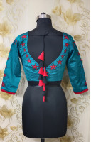 Embroidery Worked Fancy Designer Blouse (KRBL741)