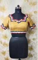 Golden Brocade Designer Blouse (KRBL754) Golden Brocade Designer Blouse (KRBL754)