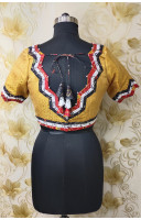 Golden Brocade Designer Blouse (KRBL754) Golden Brocade Designer Blouse (KRBL754)