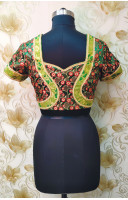 All Over Self Weaving Butta Worked Silk Brocade Designer Blouse (KRBL775)