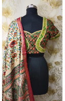 All Over Self Weaving Butta Worked Silk Brocade Designer Blouse (KRBL775)